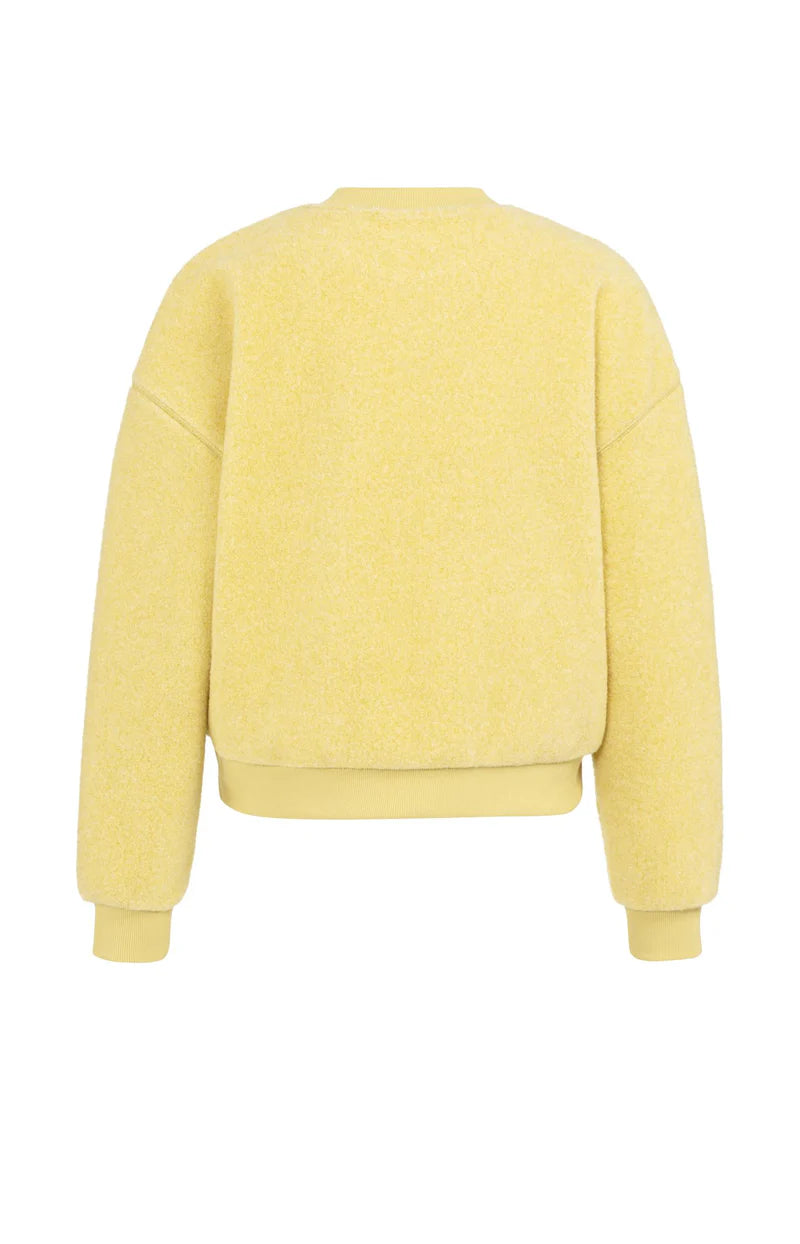 YAYA Womens Sweater 01-109104-601 Dried Moss Green Melange