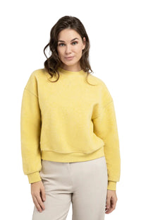 YAYA Womens Sweater 01-109104-601 Dried Moss Green Melange