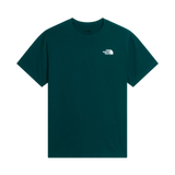 The North Face Mens T-Shirt Mountain Sketch Regular Pacific Teal