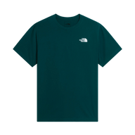 The North Face Mens T-Shirt Mountain Sketch Regular Pacific Teal