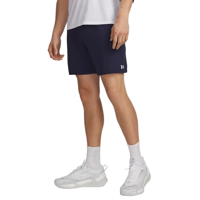 Under Armour men's navy and white shorts with elasticated