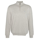 Barbour Mens Sweatshirt Beckhill ½ Zip Grey Marl