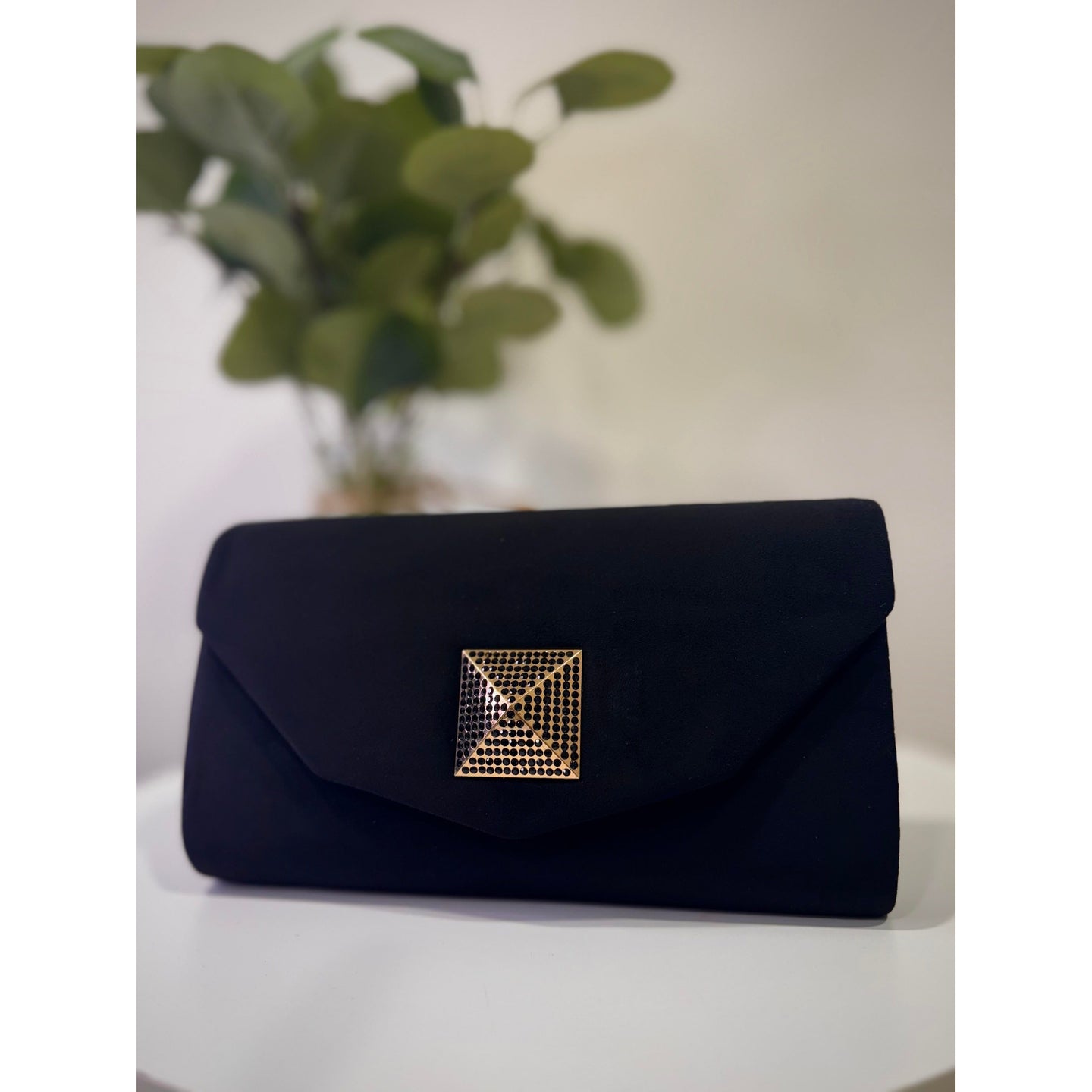 Sorento Womens Clutch Bag Secret Garden Black