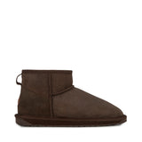 Emu women's chocolate suede lace-up boot