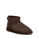Emu women's chocolate suede lace-up boot