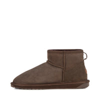 Emu women's chocolate suede lace-up boot