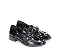 Dorking Womens Shoe Harvard D9118 Marino/Burdeos/Negro