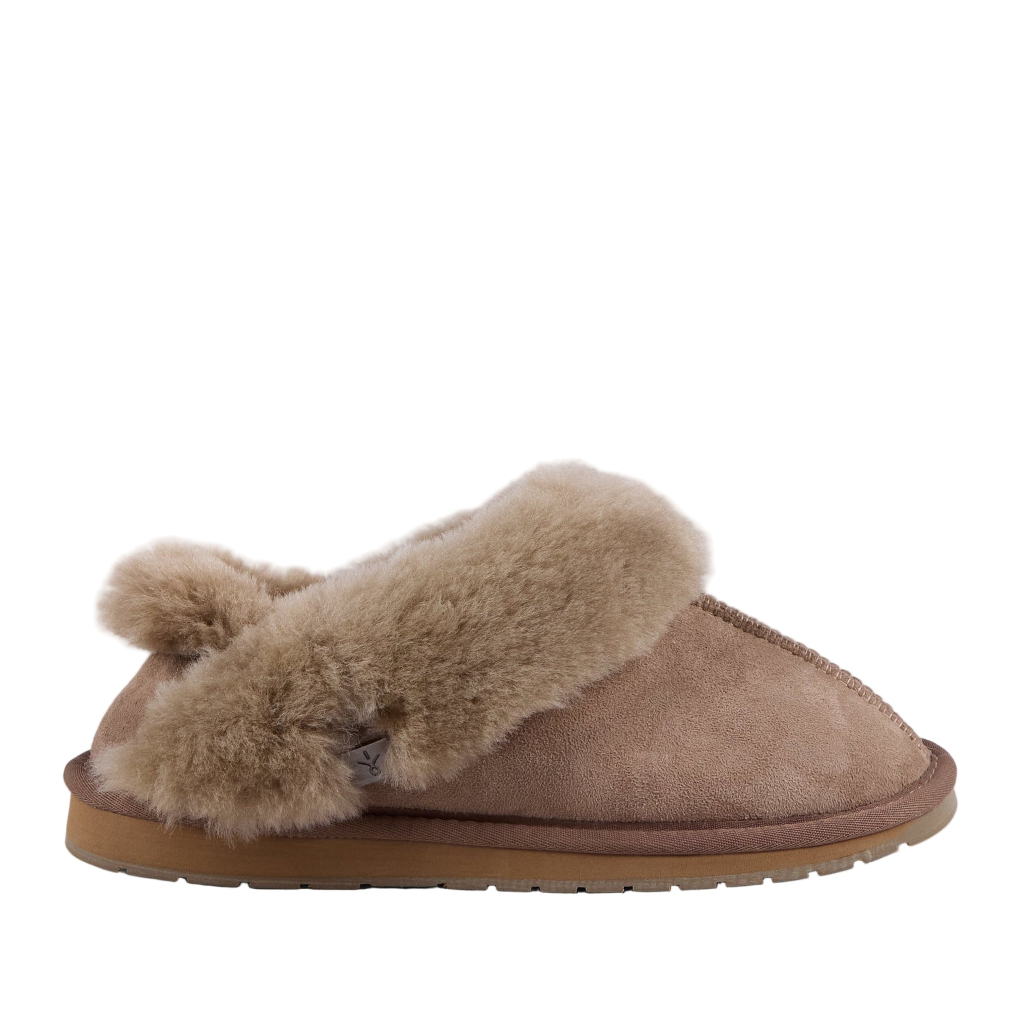 Emu women's mushroom suede lace-up slipper