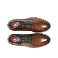 Fluchos men's camel leather lace-up shoe