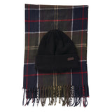 Barbour Mens Beanie & Scarf Swinston Galingale Set Classic