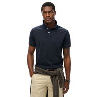 Superdry men's navy cotton polo shirt