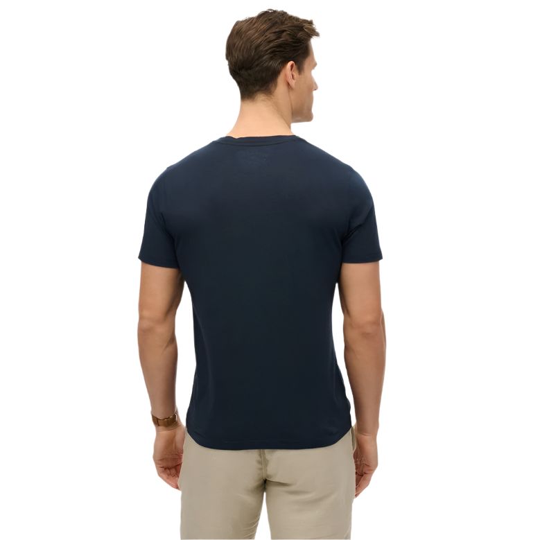 Superdry Mens T-Shirt Classic Essential Eclipse Navy