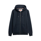 Superdry Mens Hoodie Essential Logo Zip HB Eclipse Navy