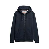 Superdry Mens Hoodie Essential Logo Zip HB Eclipse Navy