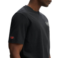 Superdry Mens T-Shirt Work Tab Loose Black