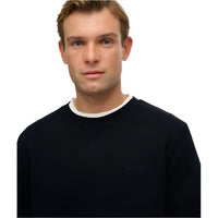 Superdry Mens Sweatshirt Essential Logo Crew Black