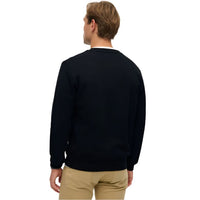 Superdry Mens Sweatshirt Essential Logo Crew Black