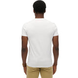 Superdry Mens T-Shirt Essential Logo Embroidered Optic