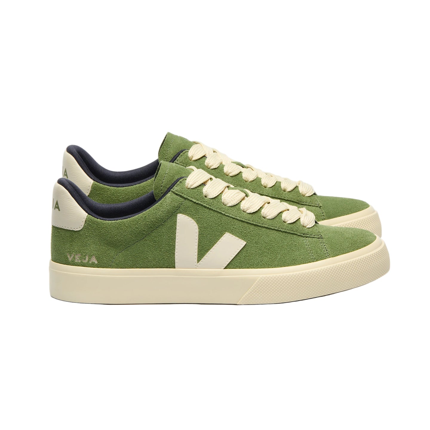 Veja Womens Trainer Campo Suede Kiwi Pierre