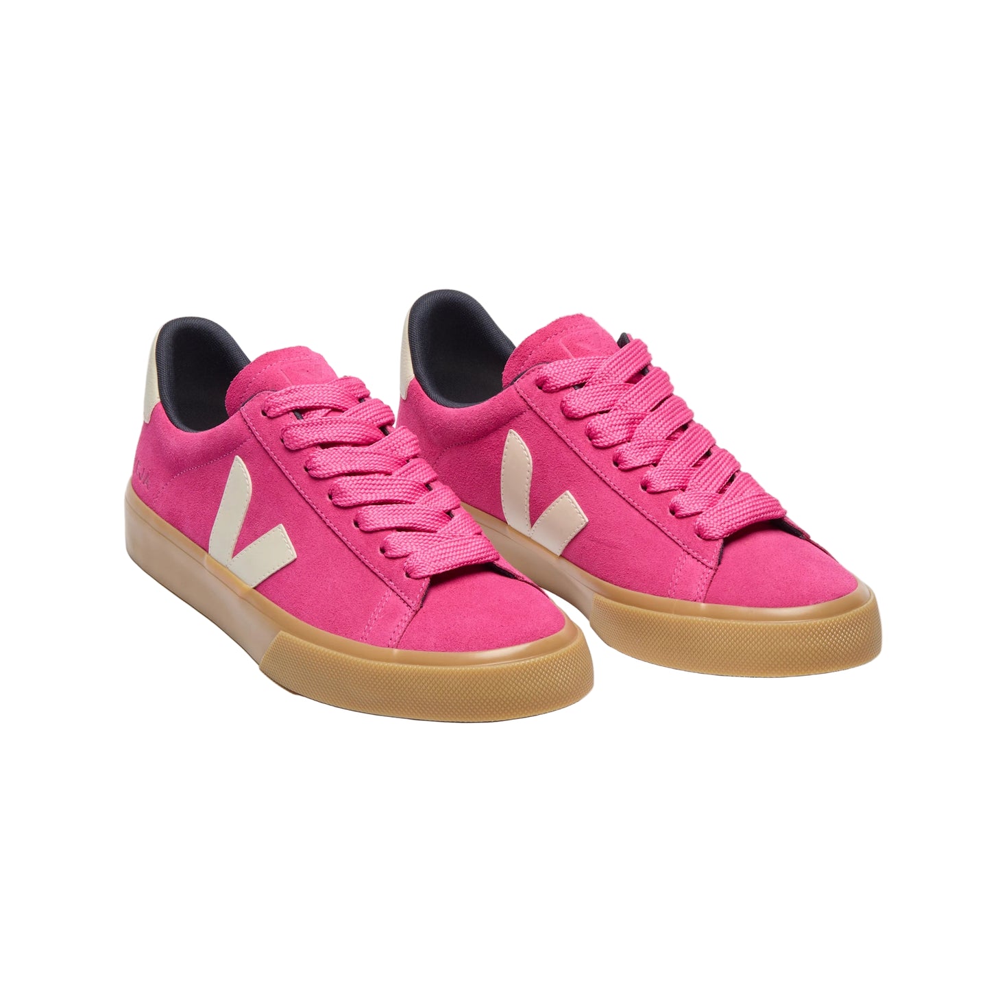 Veja Womens Trainer Campo Suede Pink Pierre Natural