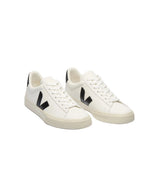 Veja women's black and white leather trainer
