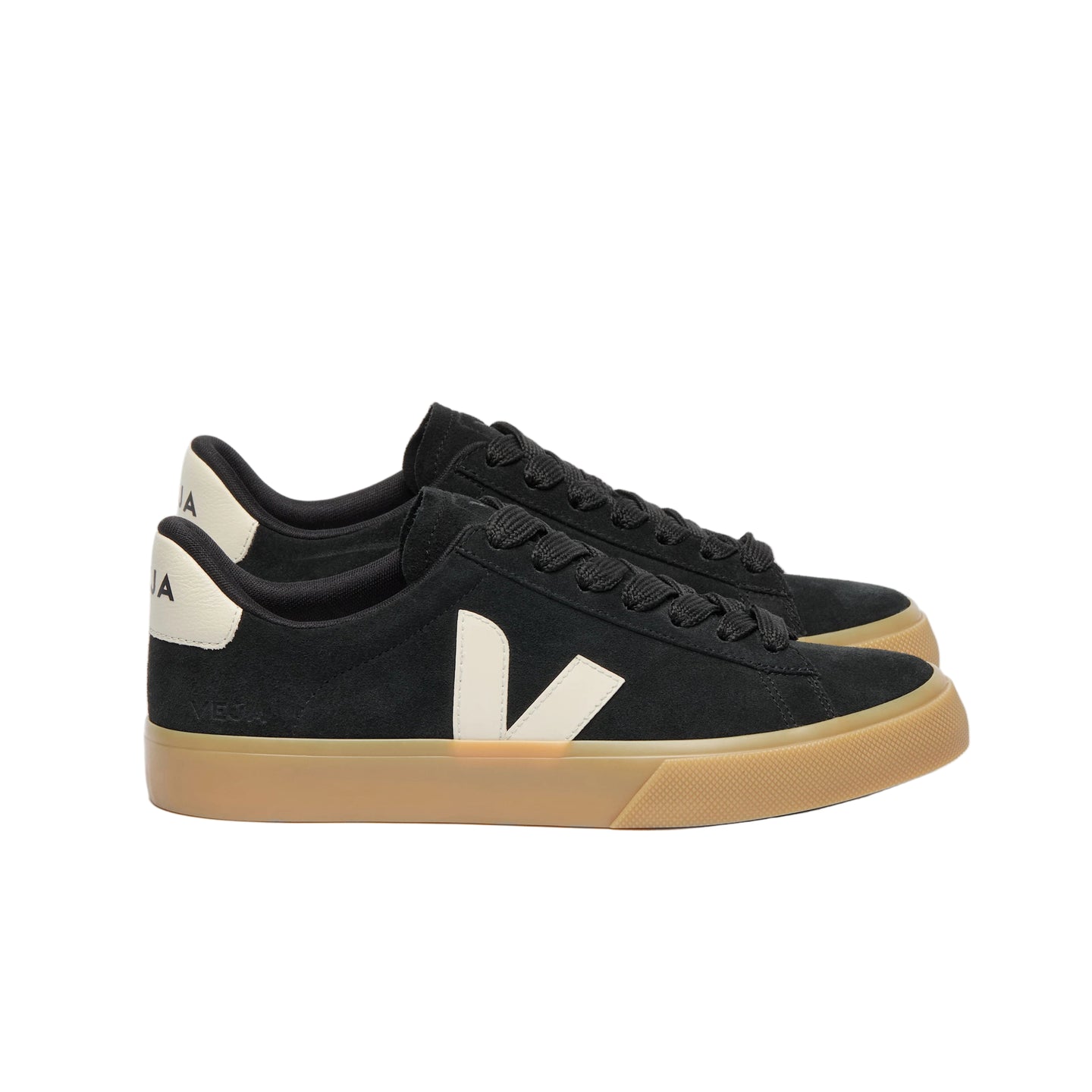 Veja Mens Trainer Campo Bold Suede Black Pierre