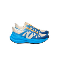 Veja men's blue mesh lace-up trainer