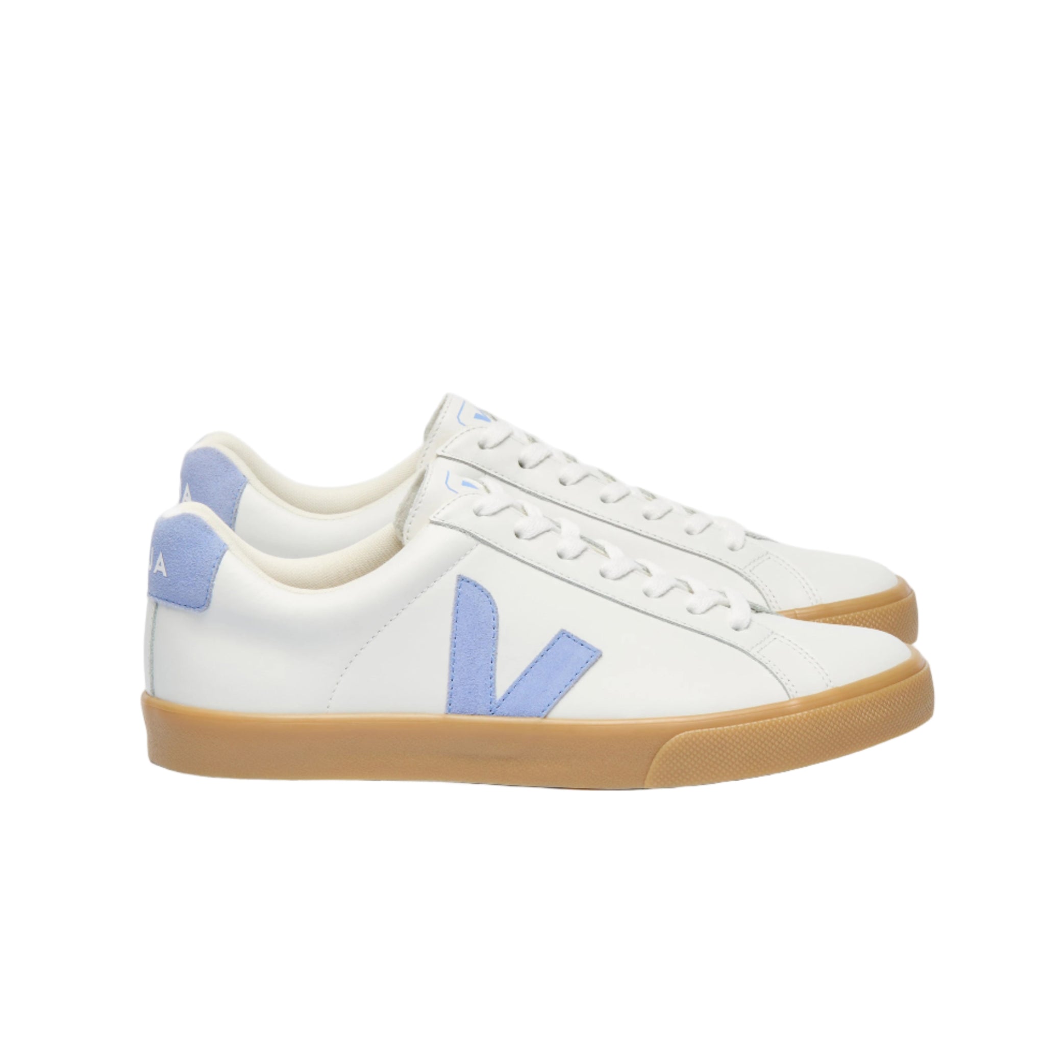 Veja Womens Trainer Esplar Logo Leather White Olympe Natural
