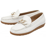 Lotus Womens Shoe Coma White
