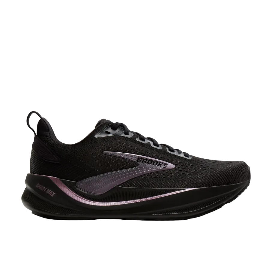 Brooks Womens Trainer Ghost Max 4 Black/Black/Rose Gold