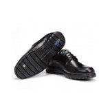 Fluchos 9142 Crono men's black leather lace-up smart shoe