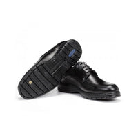 Fluchos 9142 Crono men's black leather lace-up smart shoe