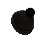 Ellesse Velly men's black pom pom beanie with front logo