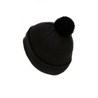 Ellesse Velly men's black pom pom beanie with front logo