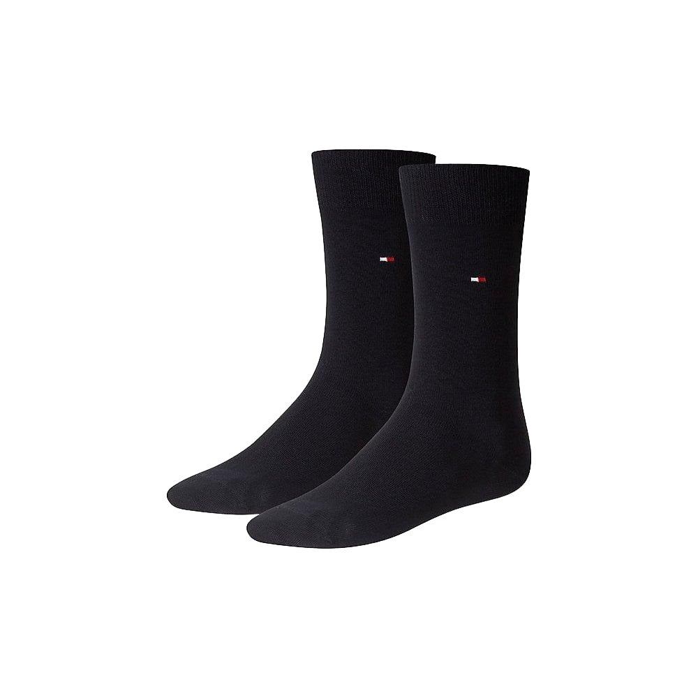 Tommy Hilfiger Mens 2 Pack Classic Socks Dark Navy - Donaghys