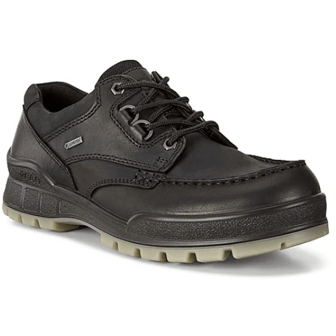 Ecco Track 25 men's black waterproof Gore-Tex leather walking shoe