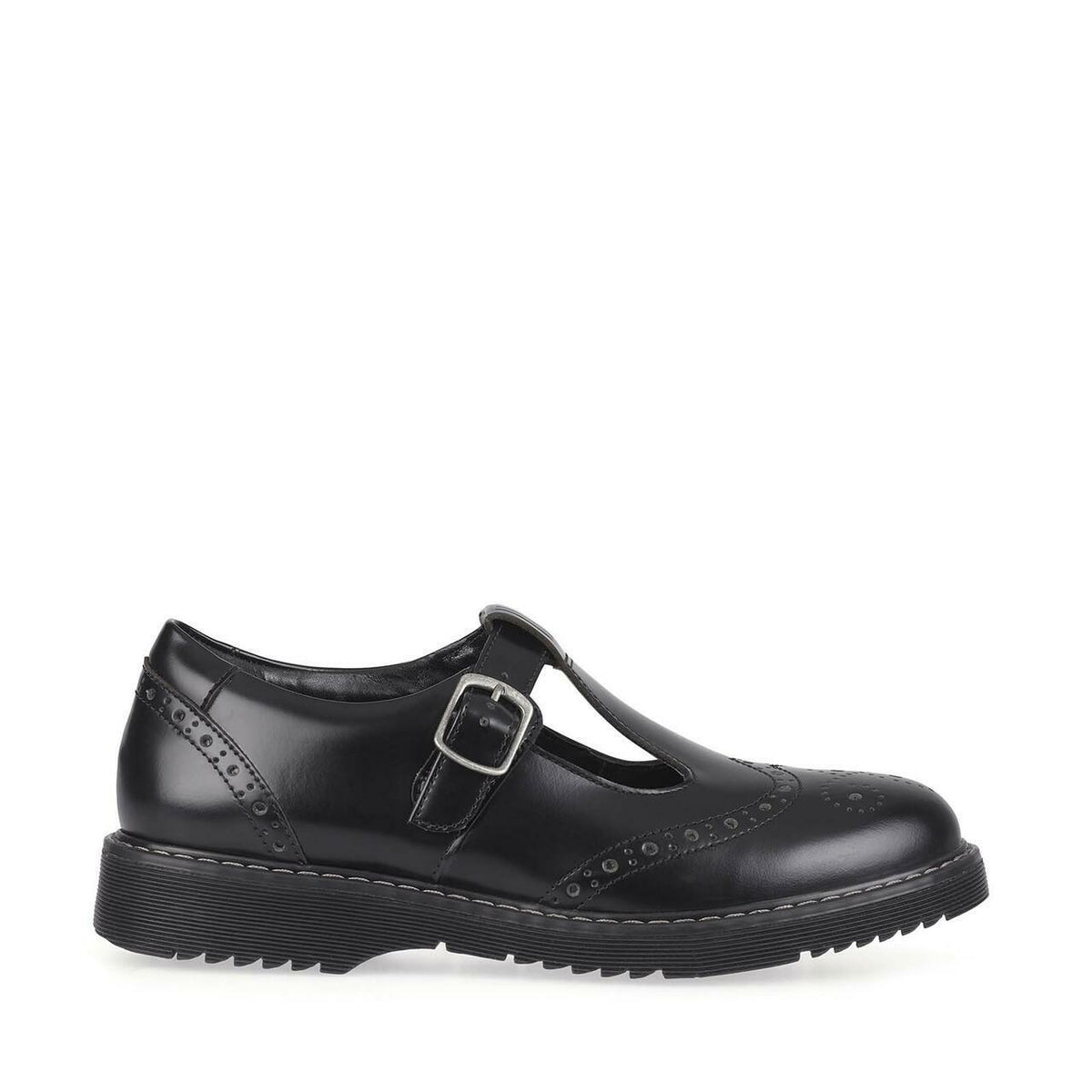 Angry Angels Girls Shoe Imagine Black Leather - Donaghys