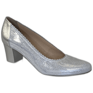 Bioeco women's silver leather shoe