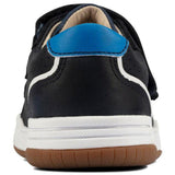 Clarks Boys Shoe Fawn Solo T Navy Leather - Donaghys