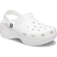 Crocs Womens Clog Classic Platform White - Donaghys