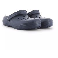 Crocs Kids Classic Lined Clog Navy/Charcoal - Donaghys