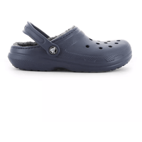 Crocs Kids Classic Lined Clog Navy/Charcoal - Donaghys