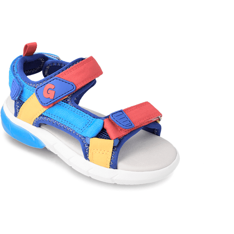 Garvalin Boys Sandal 232840-A Blue/Red - Donaghys