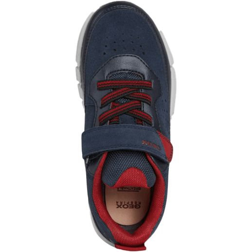Geox Boys Trainer J Flexyper Navy/Red - Donaghys