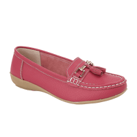 Jo & Joe Womens Loafer Nautical Fuchsia - Donaghys