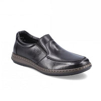 Rieker Mens Shoe 17370 Black - Donaghys
