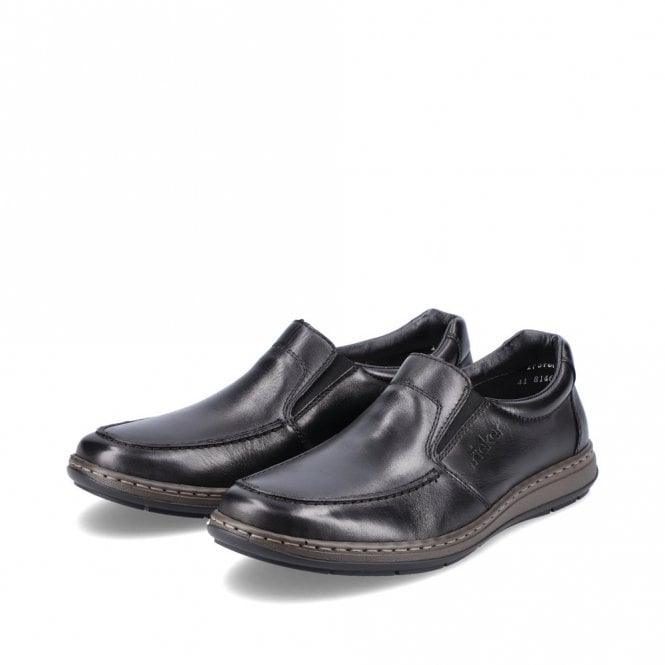 Rieker Mens Shoe 17370 Black - Donaghys