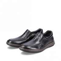 Rieker Mens Shoe 17370 Black - Donaghys