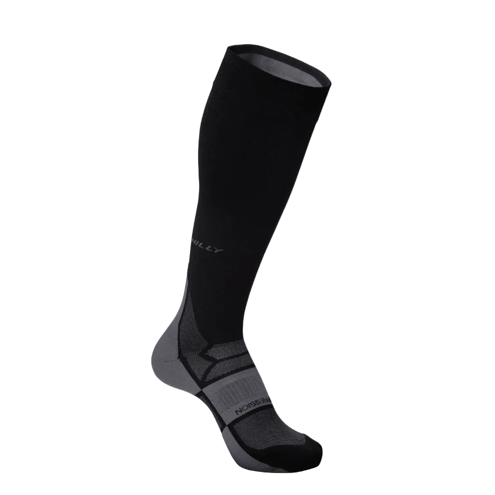 Hilly Mens Pulse Socks Black/Grey - Donaghys