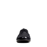 Clarks Girls School Shoe Scala Lace Y Black Leather - Donaghys